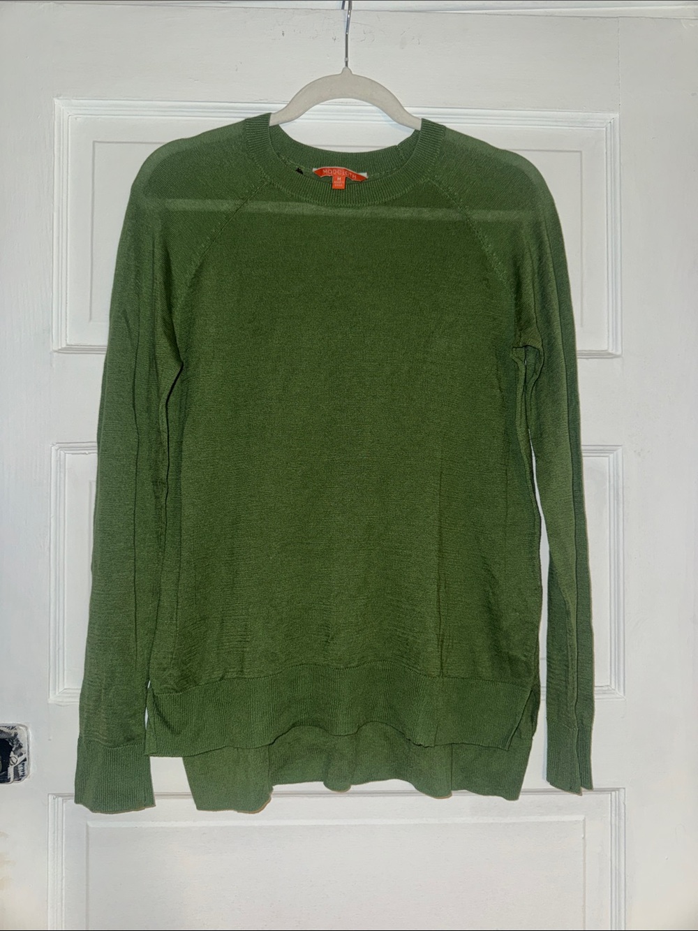 Modcloth Green Crewneck Sweater